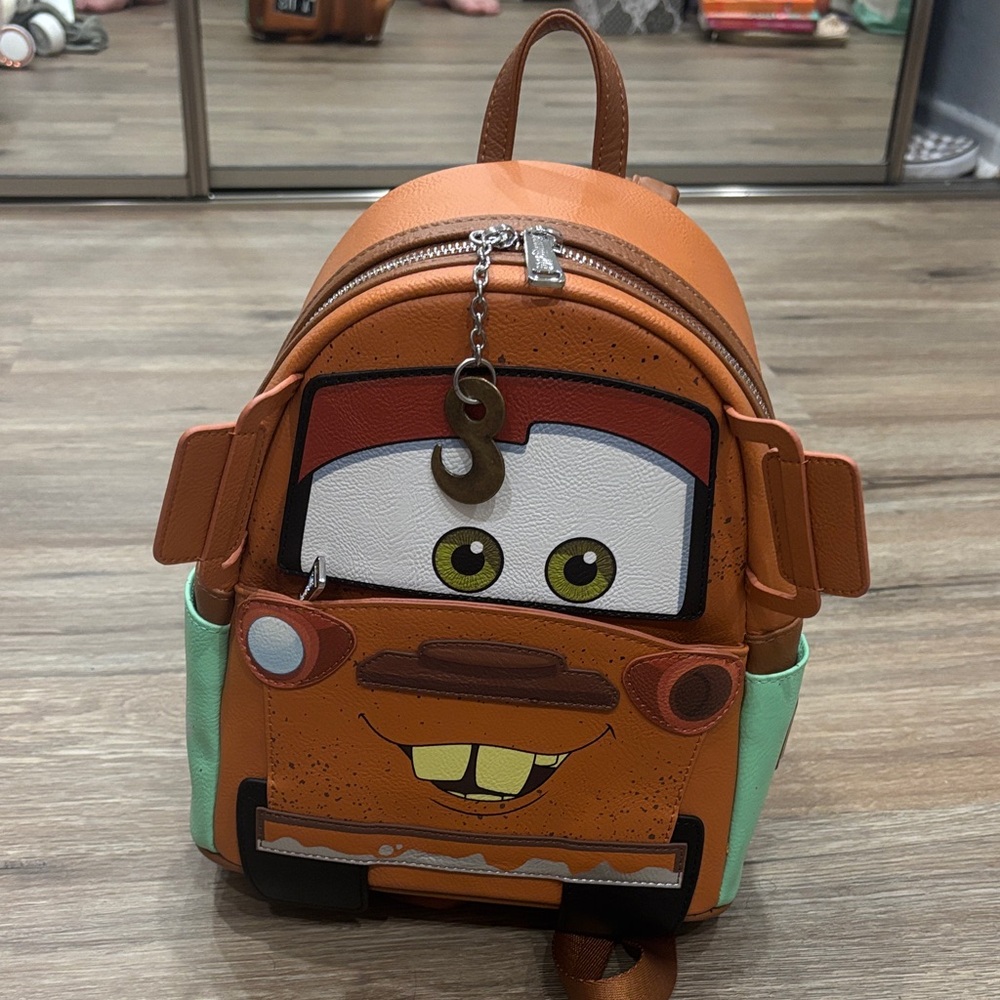 Cars Mater Loungefly Mini Backpack